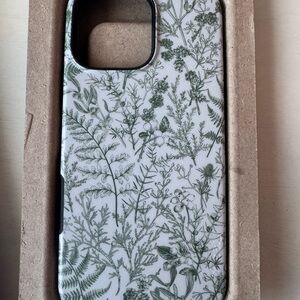 Botanical Patterned Green Phone Case- IPhone 16 Pro Max